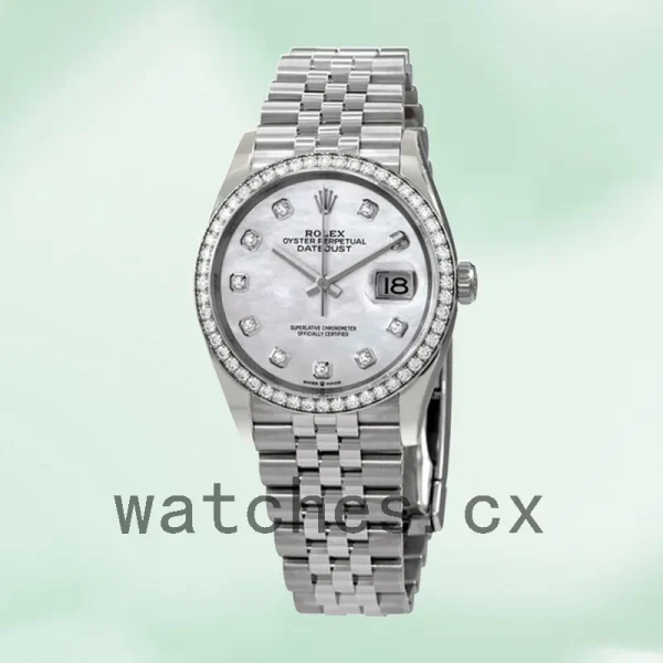 Rolex Datejust Ladies 36mm m126284rbr-0011 Automatic Jubilee Bracelet - Image 2