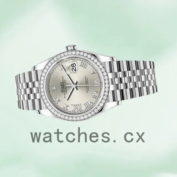 Rolex Datejust m126284rbr-0021 Ladies 36mm Silver-tone Jubilee Bracelet - Image 3
