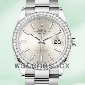 Rolex Datejust 36mm Ladies m126284rbr-0006 Oyster Bracelet