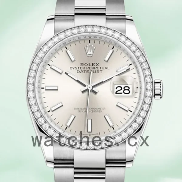 Rolex Datejust 36mm Ladies m126284rbr-0006 Oyster Bracelet