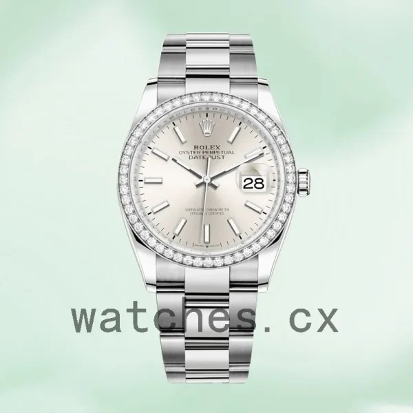 Rolex Datejust 36mm Ladies m126284rbr-0006 Oyster Bracelet - Image 2