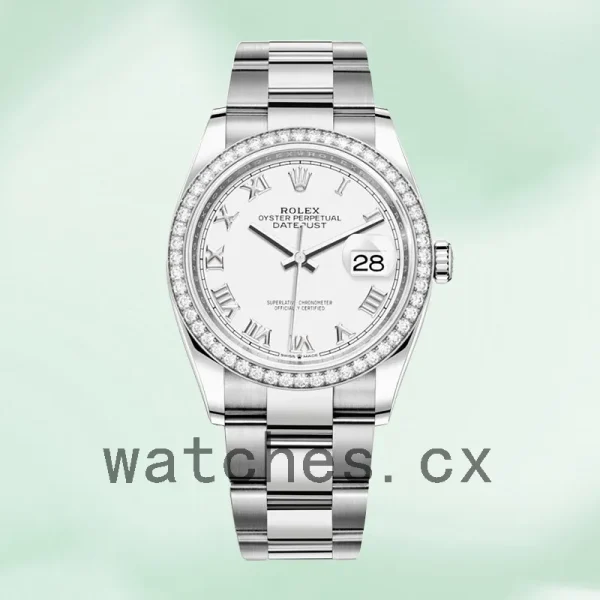 Rolex Datejust 36mm m126284rbr-0018 Ladies Silver-tone - Image 2