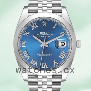 Rolex Datejust 41mm m126300-0018 Men's Silver-tone Jubilee Bracelet