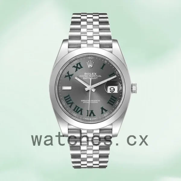 Rolex Datejust Men's 41mm m126300-0014 Wimbledon Dial - Image 2