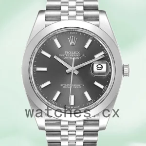Rolex Datejust 41mm m126300-0008 Men's Silver-tone Automatic