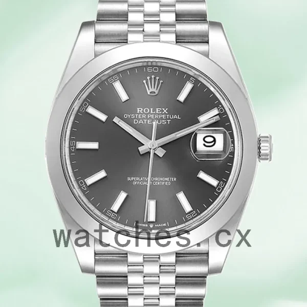 Rolex Datejust 41mm m126300-0008 Men's Silver-tone Automatic