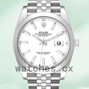 Rolex Datejust m126300-0006 41mm Men's Silver-tone Automatic