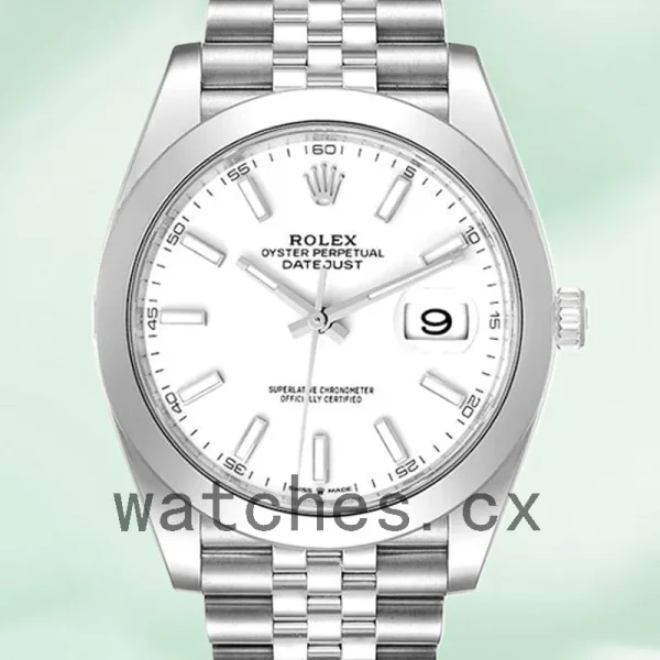 Rolex Datejust m126300-0006 41mm Men's Silver-tone Automatic