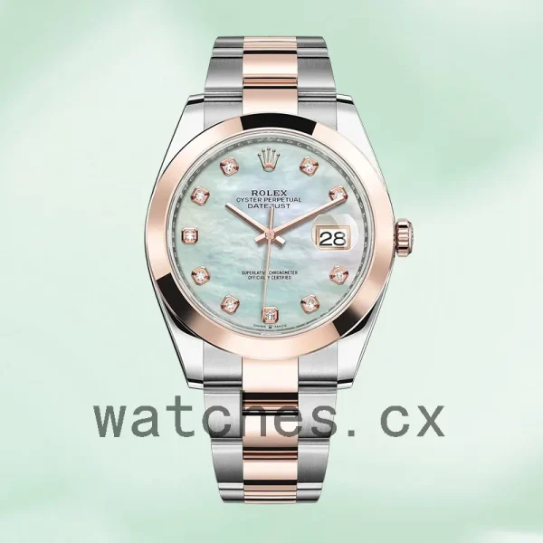 Rolex Datejust Men's m126301-0013 41mm White Mother of Pearl Dial - Image 2