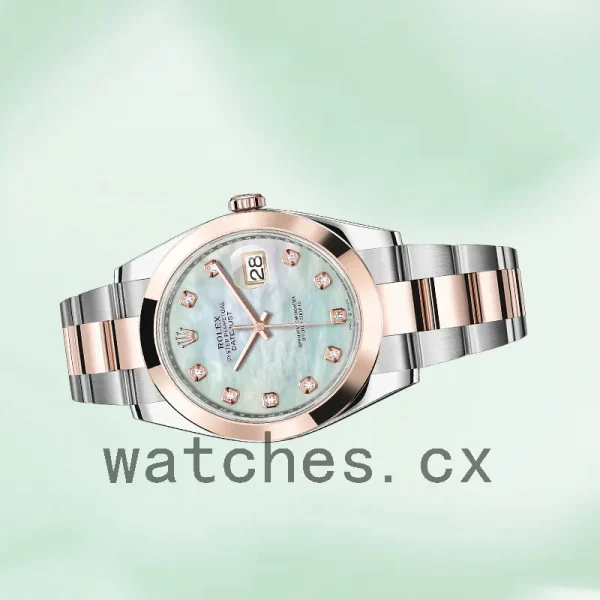 Rolex Datejust Men's m126301-0013 41mm White Mother of Pearl Dial - Image 3