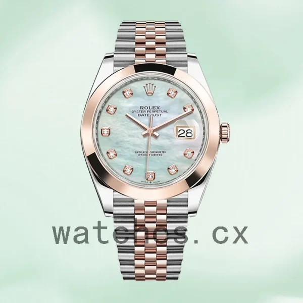 Rolex Datejust Men's m126301-0013 41mm White Mother of Pearl Dial - Image 5