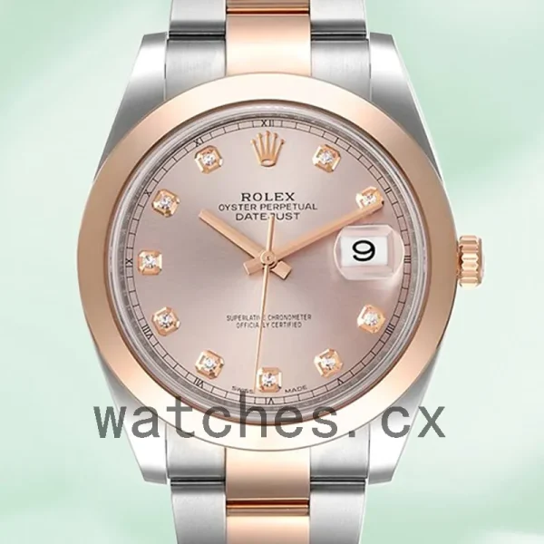 Rolex Datejust Men's 41mm m126301-0007 Pink Dial