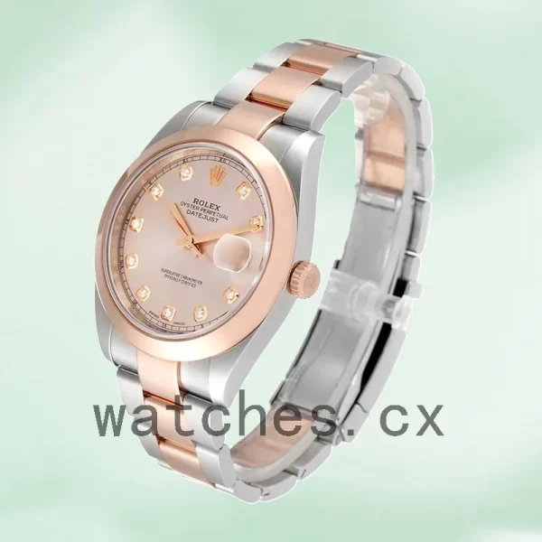 Rolex Datejust Men's 41mm m126301-0007 Pink Dial - Image 3