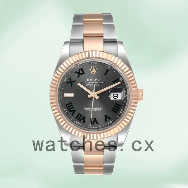 Rolex Datejust m126331-0015 Men's 41mm Grey Dial Silver-tone - Image 2