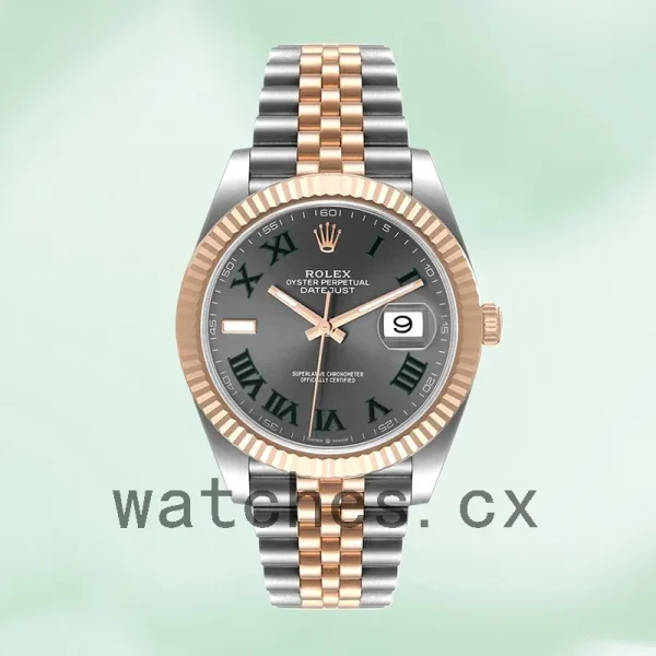 Rolex Datejust m126331-0015 Men's 41mm Grey Dial Silver-tone - Image 5