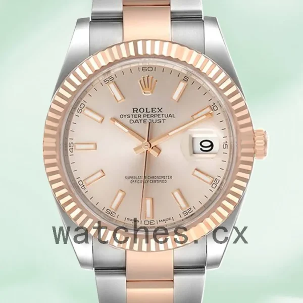 Rolex Datejust 41mm m126331-0009 Men's Pink Dial