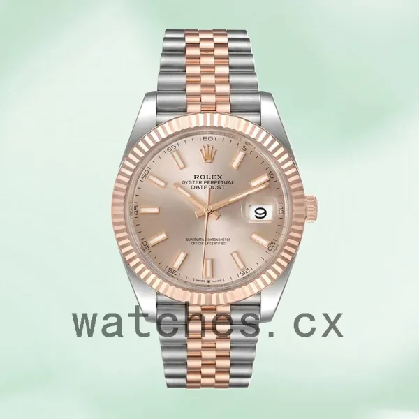 Rolex Datejust 41mm m126331-0009 Men's Pink Dial - Image 5