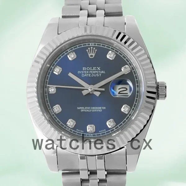 Rolex Datejust Men's 126334BLDJ 41mm Blue Dial Silver-tone