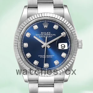 Rolex Datejust Men's 41mm 126334 Oyster Bracelet Silver-tone