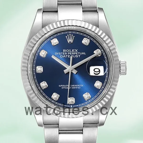 Rolex Datejust Men's 41mm 126334 Oyster Bracelet Silver-tone
