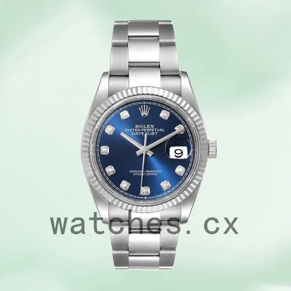Rolex Datejust Men's 41mm 126334 Oyster Bracelet Silver-tone - Image 2