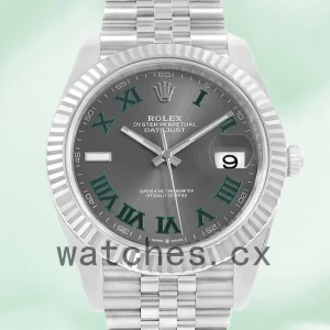 Rolex Datejust 41mm Men's m126334-0022 Jubilee Bracelet Wimbledon Dial