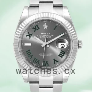 Rolex Datejust m126334-0021 41mm Men's Oyster Bracelet Silver-tone