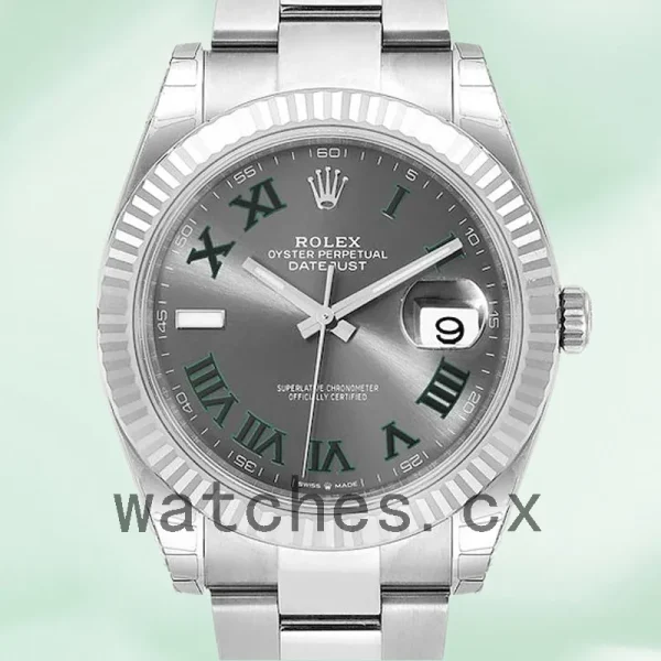 Rolex Datejust m126334-0021 41mm Men's Oyster Bracelet Silver-tone