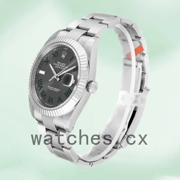 Rolex Datejust m126334-0021 41mm Men's Oyster Bracelet Silver-tone - Image 3