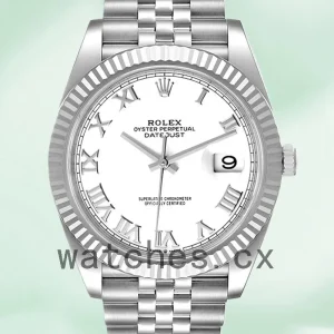Rolex Datejust 126334WRJ Men's 41mm Silver-tone Jubilee Bracelet
