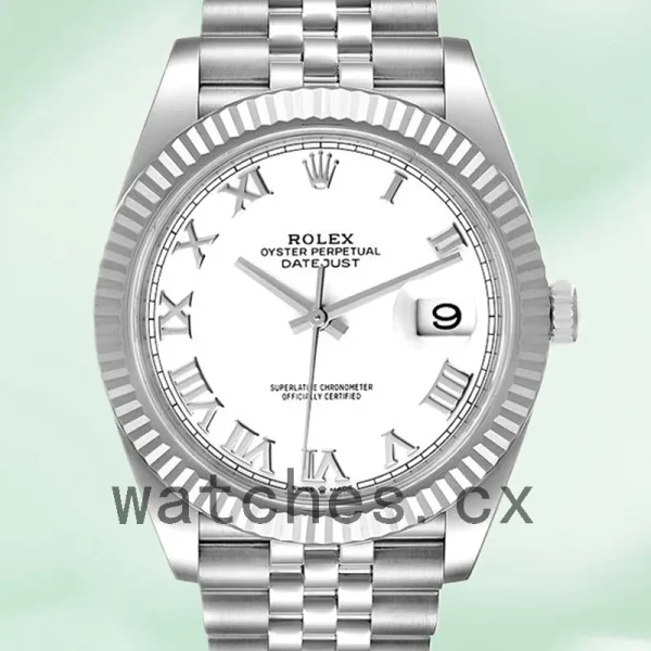 Rolex Datejust 126334WRJ Men's 41mm Silver-tone Jubilee Bracelet