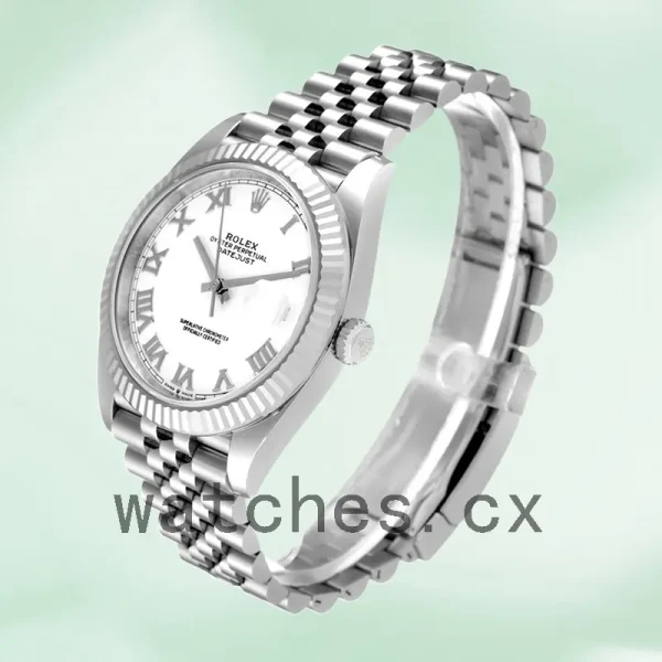 Rolex Datejust 126334WRJ Men's 41mm Silver-tone Jubilee Bracelet - Image 3