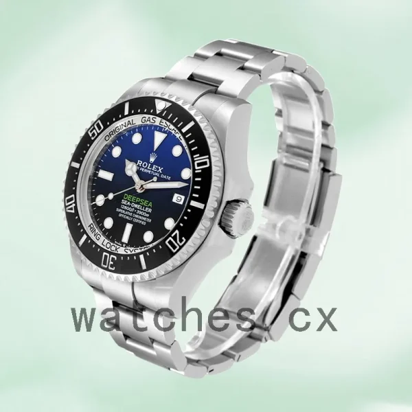 Rolex Sea-Dweller m126660-0002 44mm Men's Deep Blue Dial Oyster Bracelet - Image 3