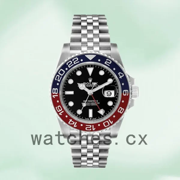 Rolex Gmt Master Ii Men's m126710blro-0002 40mm Black Dial - Image 2