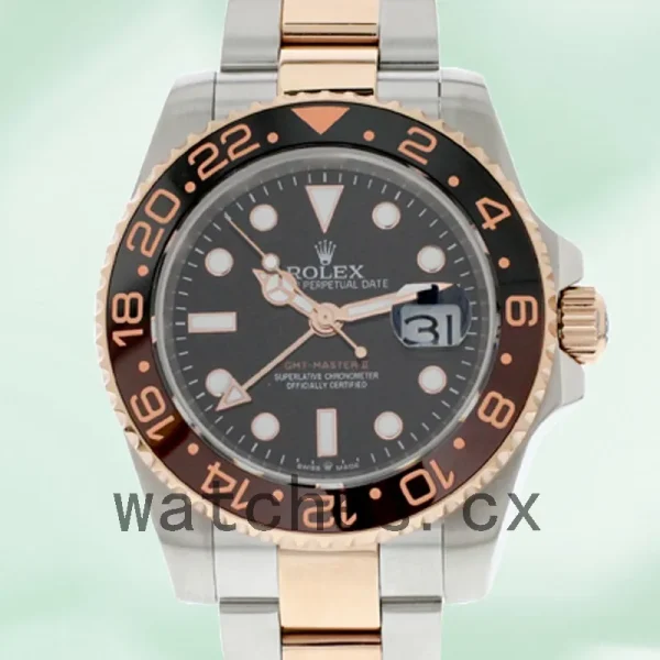 Rolex GMT-Master 40mm Men's m126711chnr-0002 Oyster Bracelet Black Dial