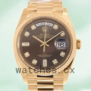 Rolex Day-date 36mm m128238-0022 Unisex Gold-tone