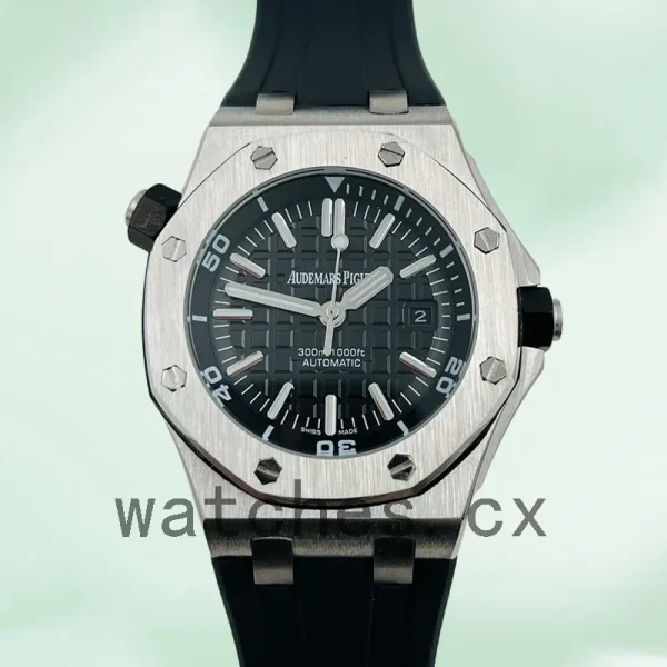 Audemars Piguet Royal Oak Offshore 15703ST.OO.A002CA.01 Men's 42.5mm Automatic Rubber Band - Image 2