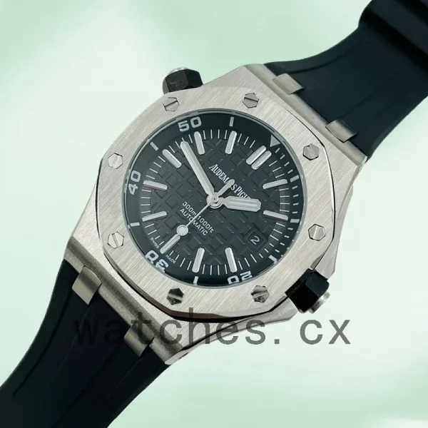 Audemars Piguet Royal Oak Offshore 15703ST.OO.A002CA.01 Men's 42.5mm Automatic Rubber Band - Image 3