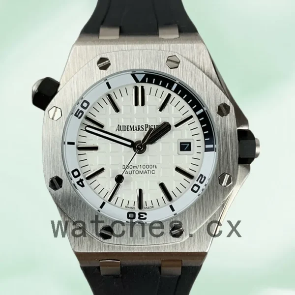 Audemars Piguet Royal Oak Offshore Men's 42mm 15710ST.OO.A002CA.02 White Dial