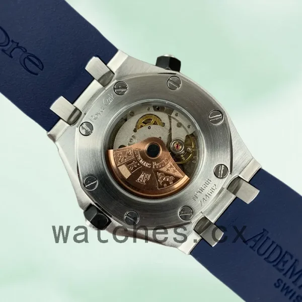 Audemars Piguet Royal Oak Offshore Men's 15710ST.OO.A027CA.01 42mm Blue Dial - Image 4