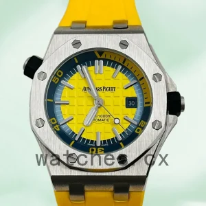 Audemars Piguet Royal Oak Offshore Men's 42mm 15710ST.OO.A051CA.01 Yellow Dial