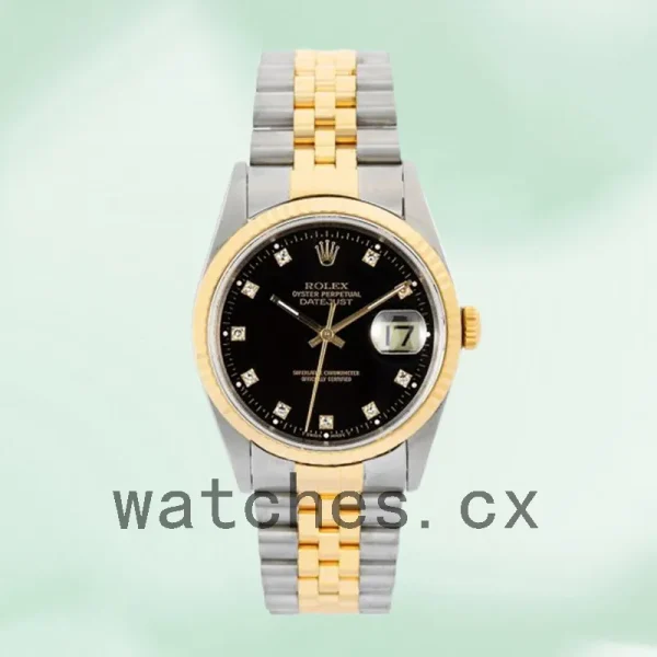 Rolex Datejust Men's 16233BKDJ 36mm Jubilee Bracelet - Image 2