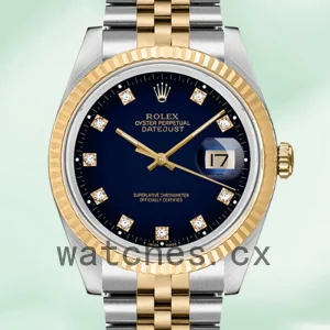 Rolex Datejust Men's 16233BLDJ 36mm Jubilee Bracelet Silver-tone