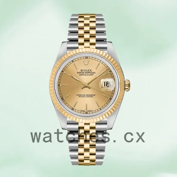 Rolex Datejust 36mm Men's 16233CSJ Jubilee Bracelet Automatic - Image 2