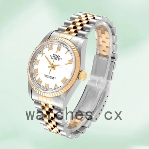 Rolex Datejust Men's 16233WRJ 36mm Black Dial Jubilee Bracelet - Image 3