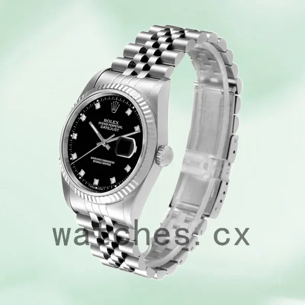 Rolex Datejust 36mm Men's 16234BKDJ Silver-tone - Image 3