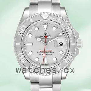 Rolex Yacht-master Men's 16622SSO 40mm Silver-tone Oyster Bracelet