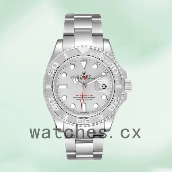 Rolex Yacht-master Men's 16622SSO 40mm Silver-tone Oyster Bracelet - Image 2