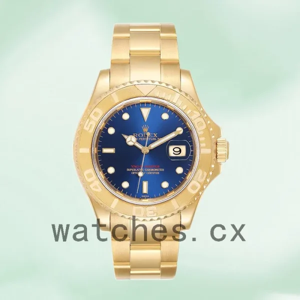 Rolex Yacht-master 16628BLSO 40mm Men's Blue Dial Gold-tone - Image 2