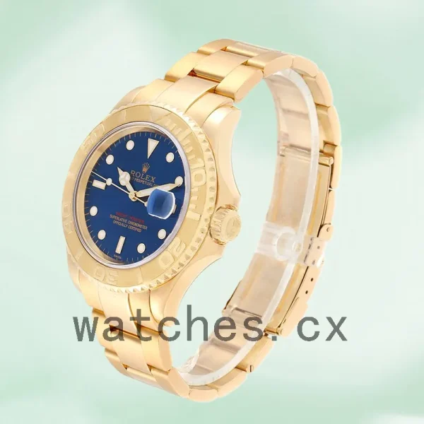 Rolex Yacht-master 16628BLSO 40mm Men's Blue Dial Gold-tone - Image 3